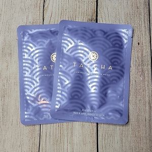 2 tatcha luminous  dewy skin masks